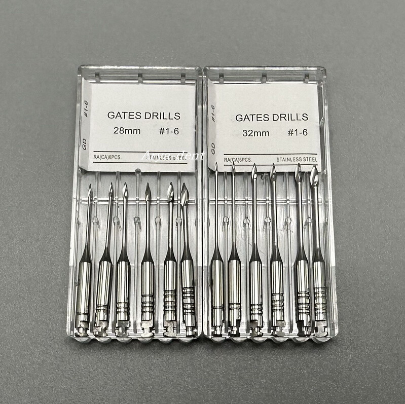 Dental Endodontic Gates Drills Peeso Reamers 32/28mm Stainless Steel Endo Files