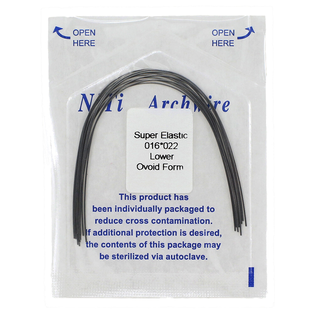 arcos de ortodoncia Orthodontic Arch Wire NiTi Stainless Steel Acero Inoxidable