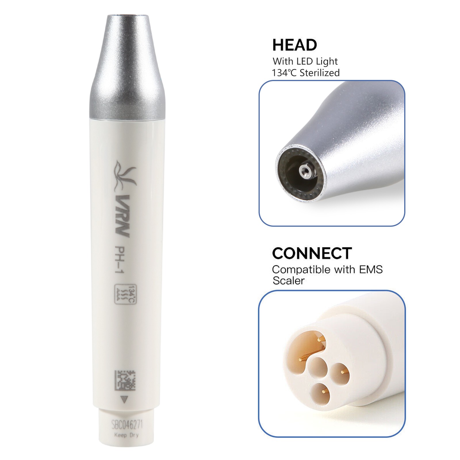 Dental Ultrasonic Piezo Scaler LED Handpiece Bottle Fit EMS Woodpecker Cavitron