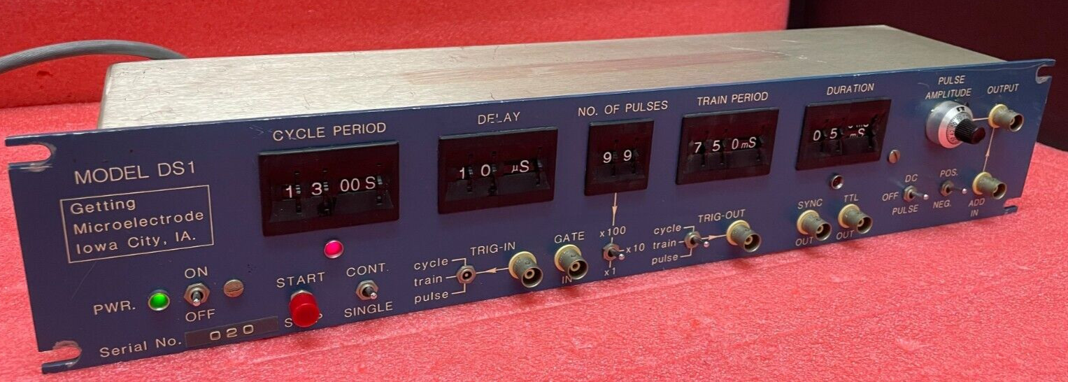 GETTING MICROELECTRODE MODEL DS1