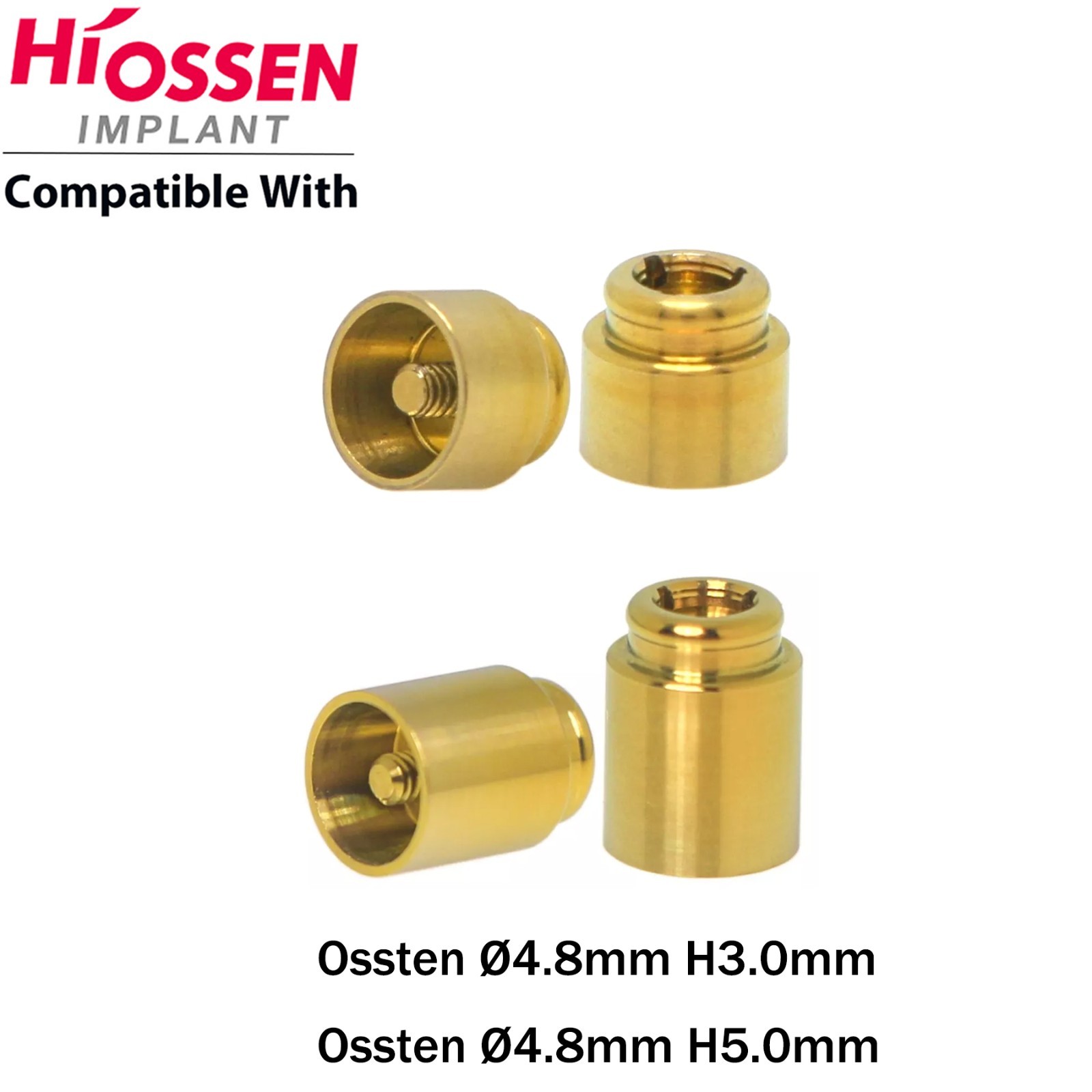 Locator Multi-Unit ∅4.8mm Abutment Fits Hiossen Nobel Straight Angled Implant