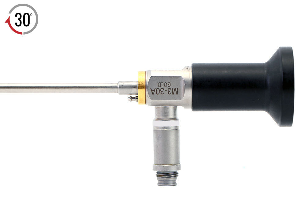 ACMI 4.0 mm 30° Gold Autoclavable Rigid Cystoscope, 29 cm