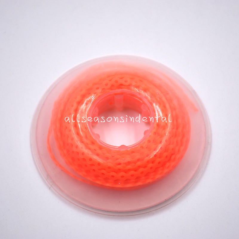 1 Pcs Dental Orthodontic Elastolink Elastic Ultra Power Chain Short 44 Colors