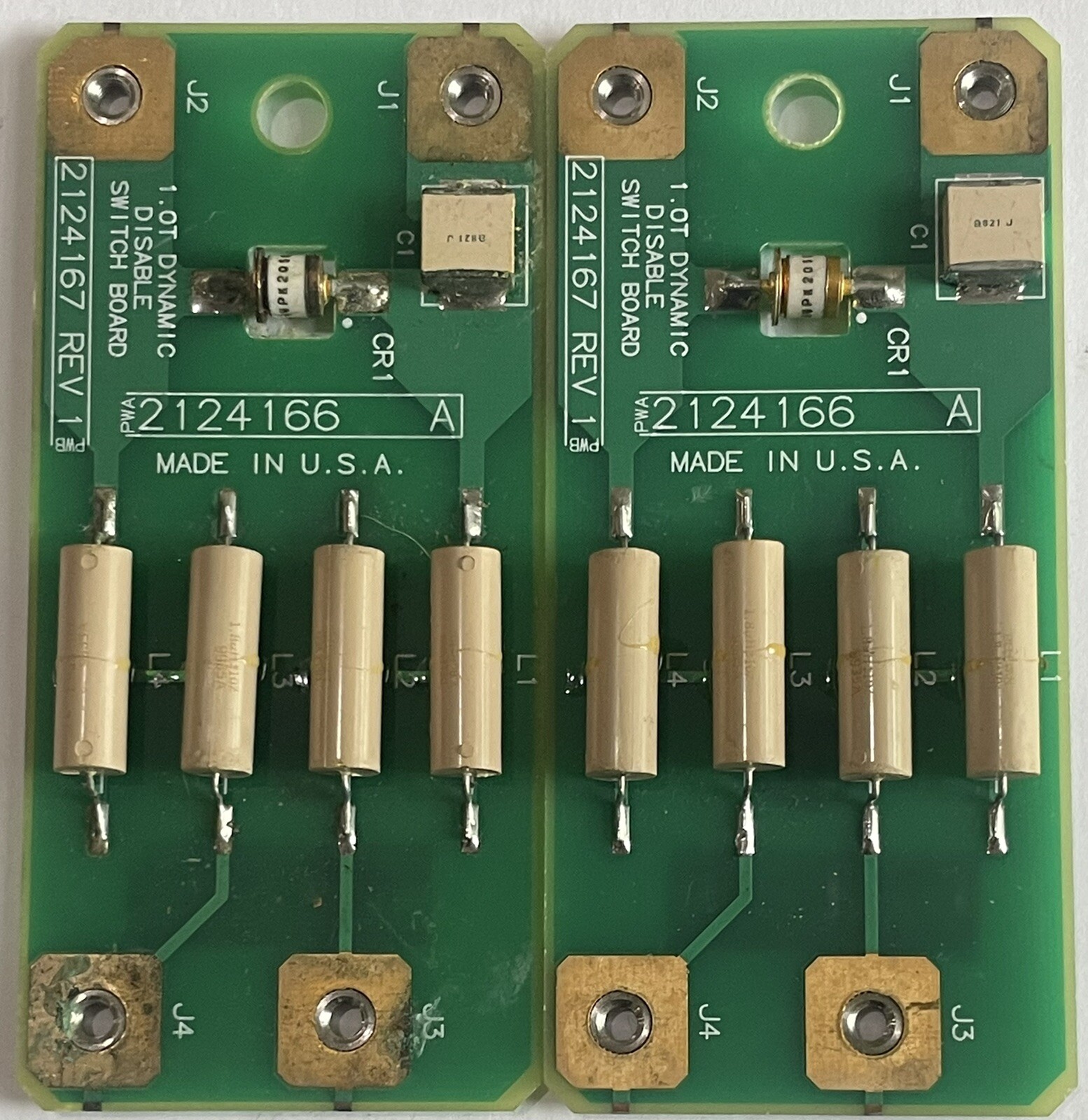 GE Medical Systems 1.0T Dynamic Disable Switch Board 2124166 Untested Lot Of 2