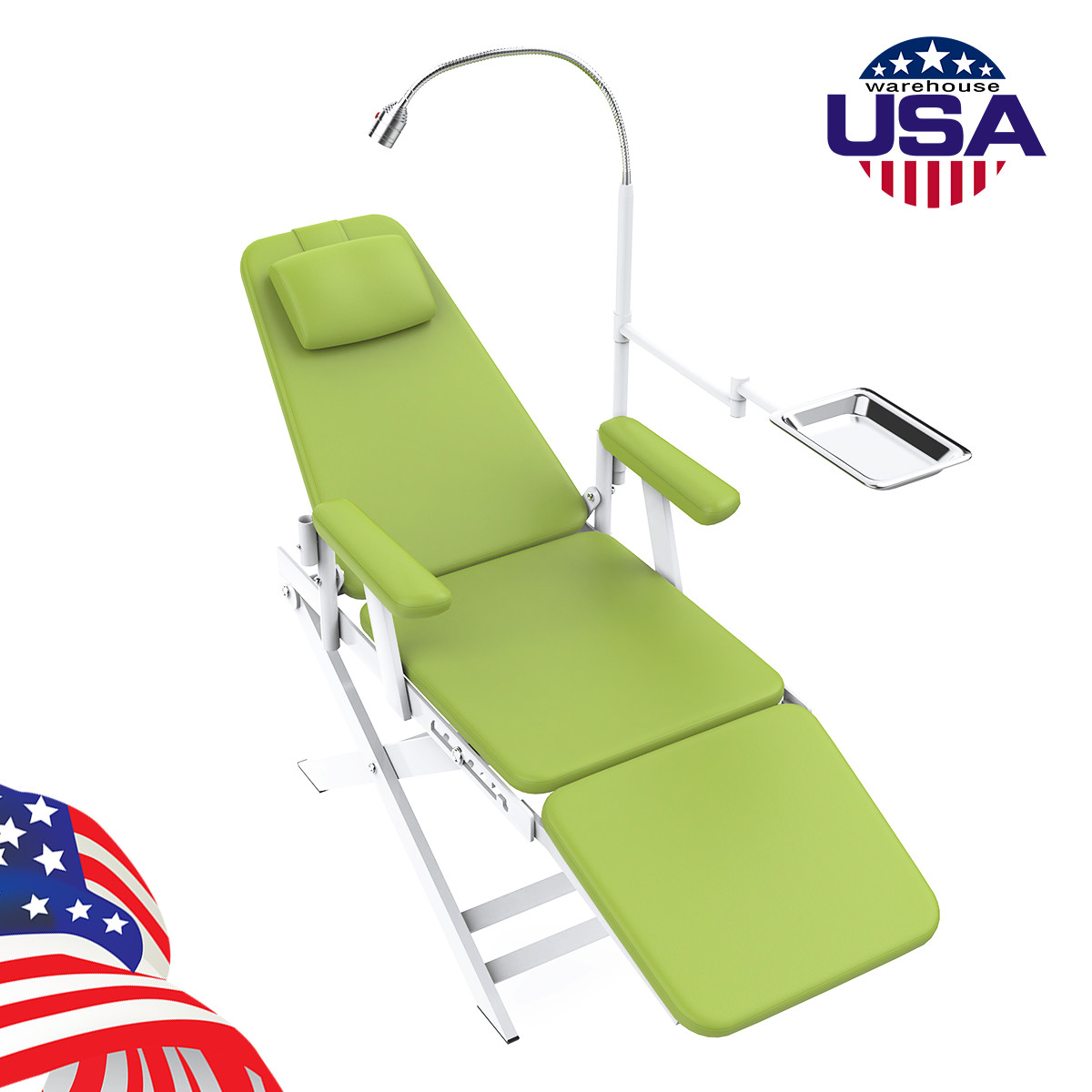 Dental Portable Delivery Unit Syringe Suction Turbine Air Compressor/Moble chair