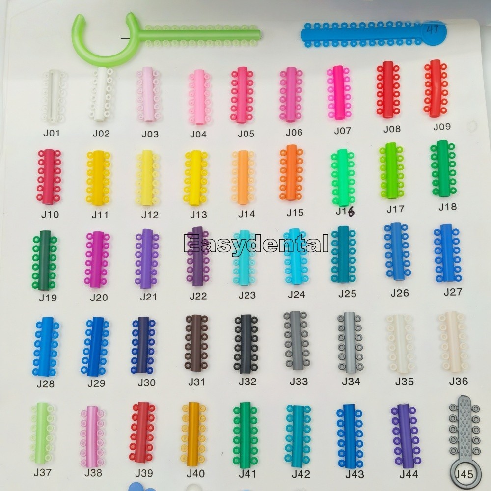 1000 Pcs Dental Orthodontic Ligature Ties Braces Elastics Rubber Bands Ligadura