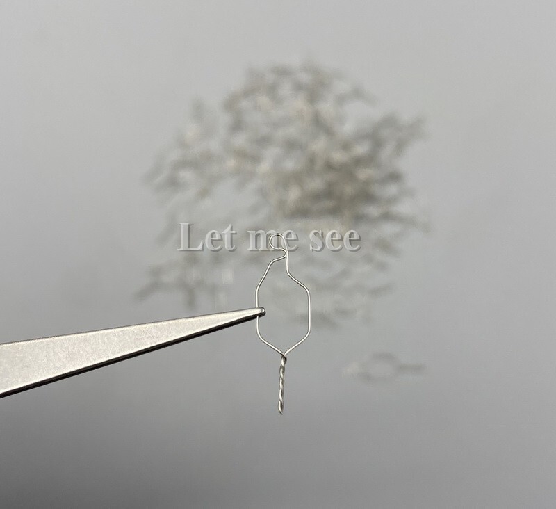 Dental Orthodontic Wire Preformed Kobayashi Ligature Ties Long Short Twist Wires