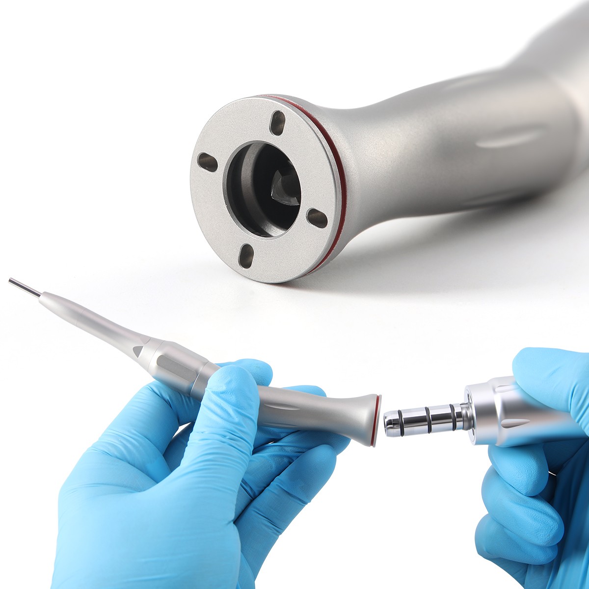 NSK Style Dental Handpiece E-generator LED High Speed Ceramic Torque Head 4-Hole