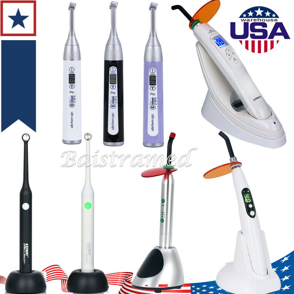 Dental Wireless LED Curing Light Lamp Cordless Cure Lamp