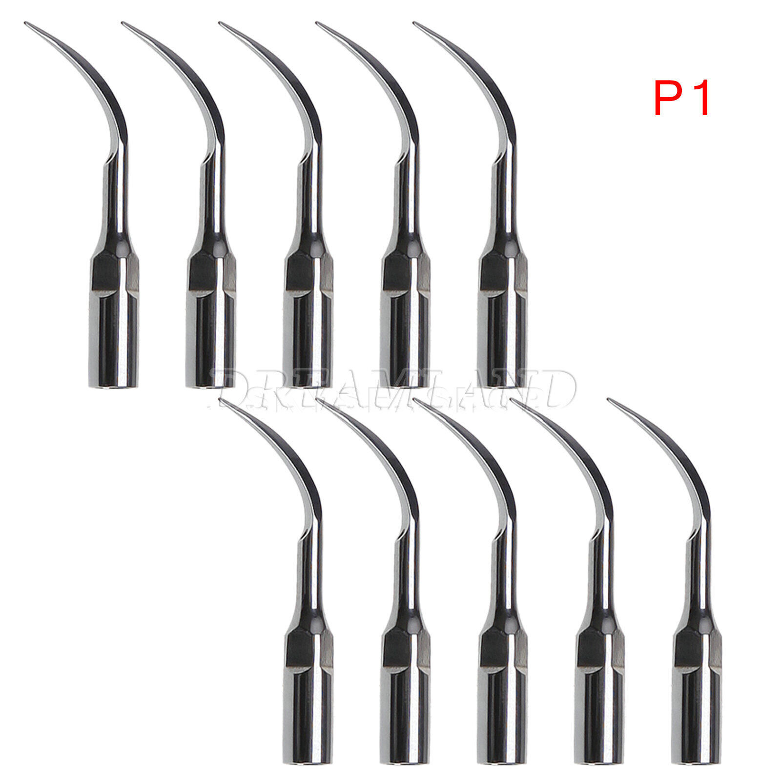 10*Dental Ultrasonic Scaler Perio Tips P1 Fit Woodpecker EMS/Cavitron Handpiece