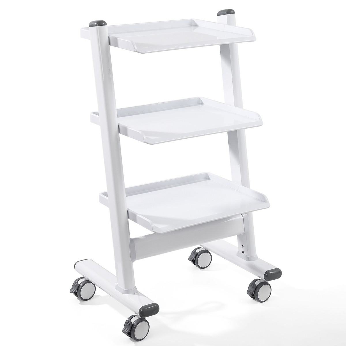Dental Three-Layers Trolley Cart Mobile Ultrasound Cart Lab Equipment Machine