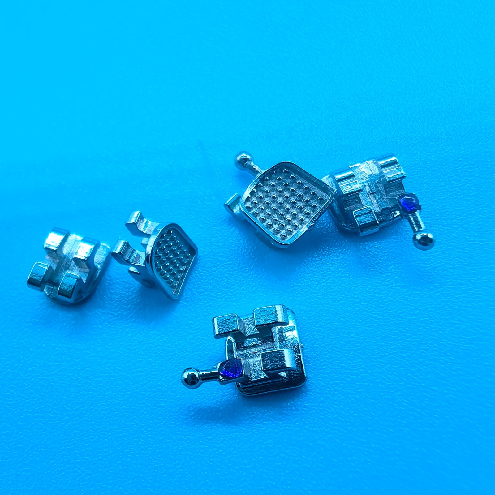Dental Orthodontic Bracket Braces Mini Roth 022 Hooks 3-4-5 Teeth Alignment