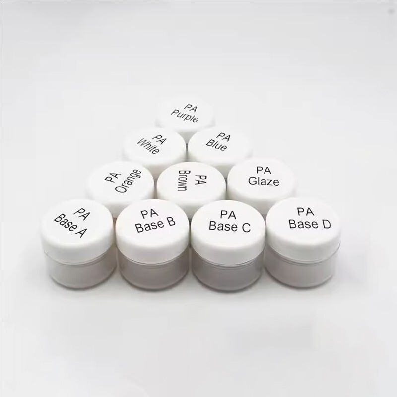Stain Glaze Paste Multiple Color for Zirconia Ceramic Glass Ceramic Powder 5g