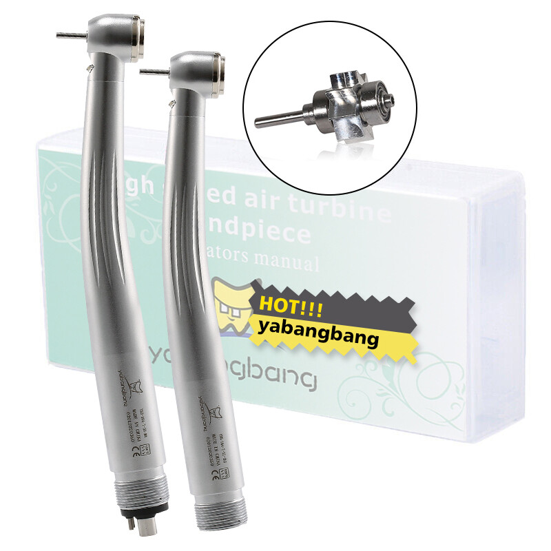 Pieza de mano LED turbina alta velocidad fibra óptica dental estilo NSK 2/4 Hole