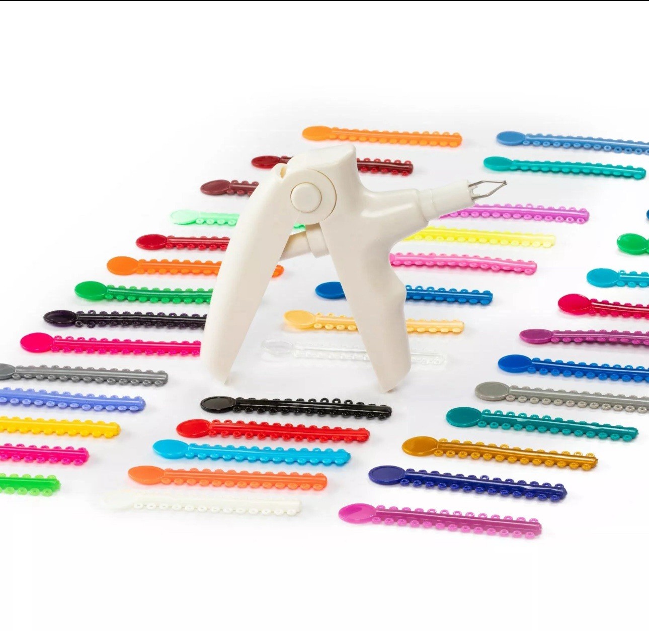 2080 Dental Ligature Rubber Ties Bands Braces Orthodontic Elastic Colored 2 Bags