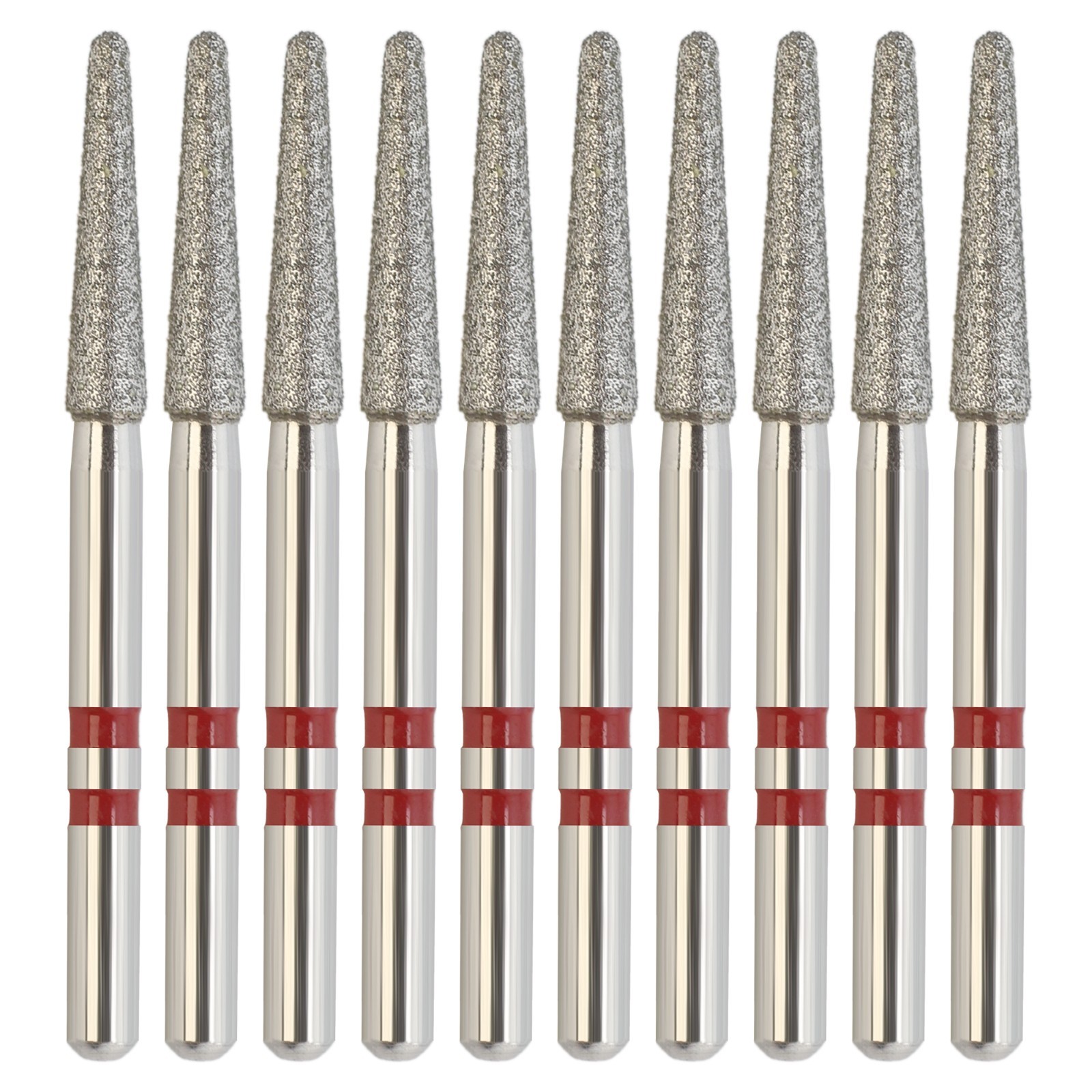 Zirconia Adjustment Diamond Burs FG Z856/018F Round End Taper Fine Grit