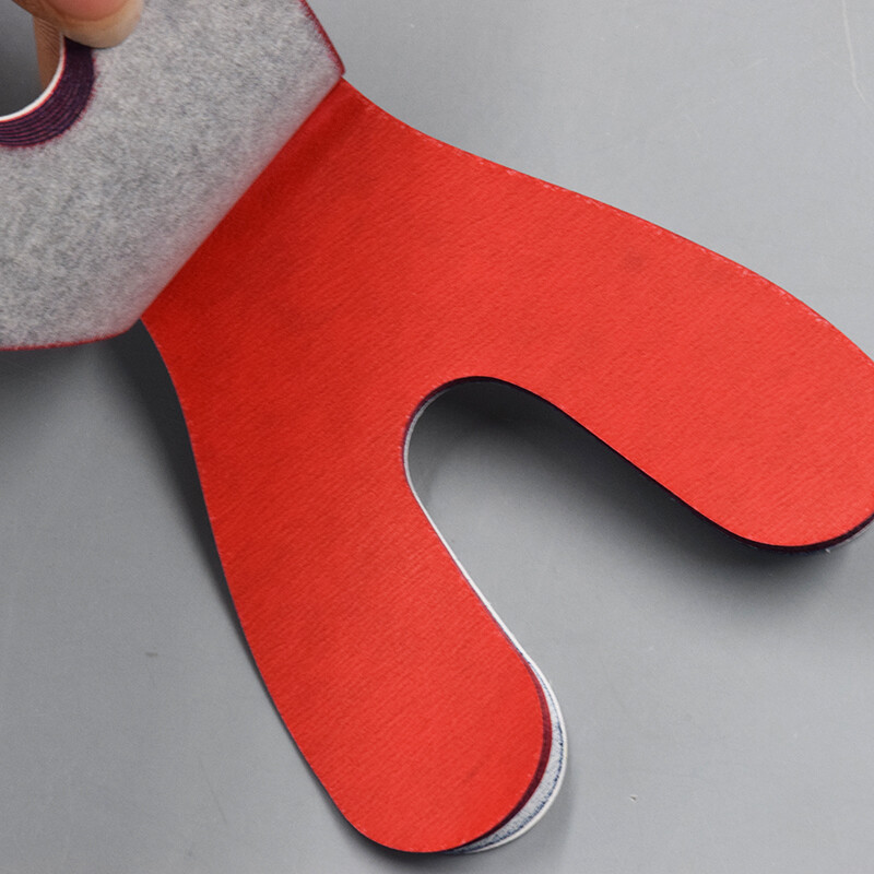 72 Sheets/Box Dental Articulating Paper Horseshoe Form Thick Type 100um Red Blue