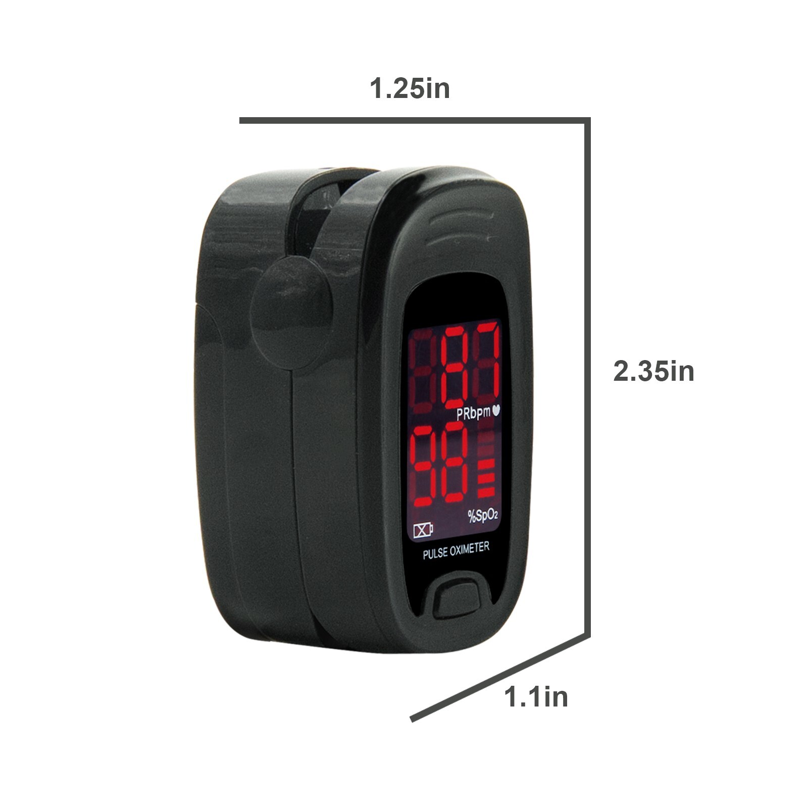 Pulse Oximeter Fingertip SPO2 Blood Oxygen Meter Heart Rate O2 Patient Monitor
