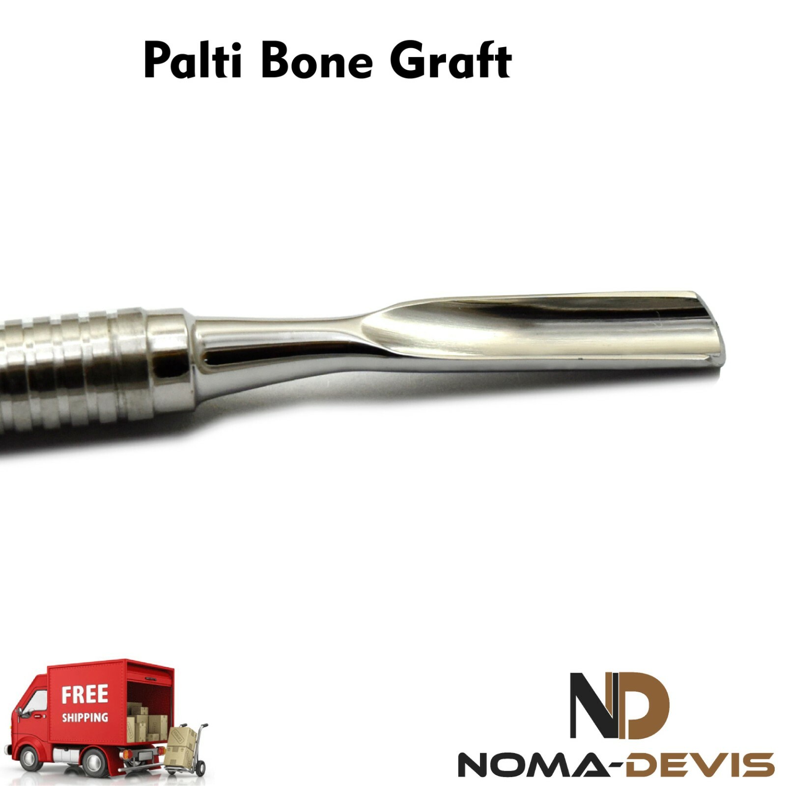 Dental Bone Grafting Palti Bone Graft Scoop Packer Double Ended Implant Lab Tool