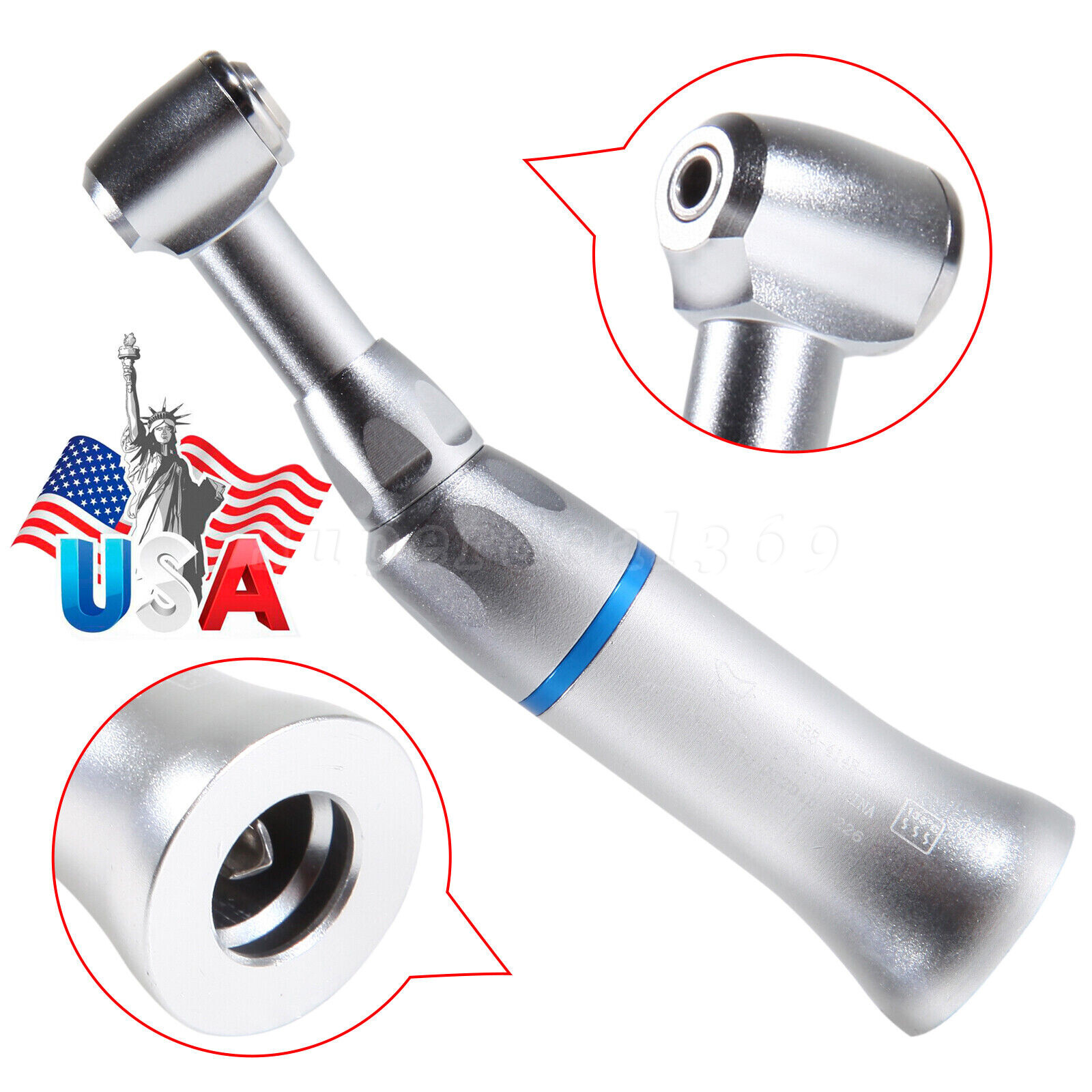 5X Dental Push Button Low Speed Contra Angle Handpiece F/ NSK E-type YAD MX
