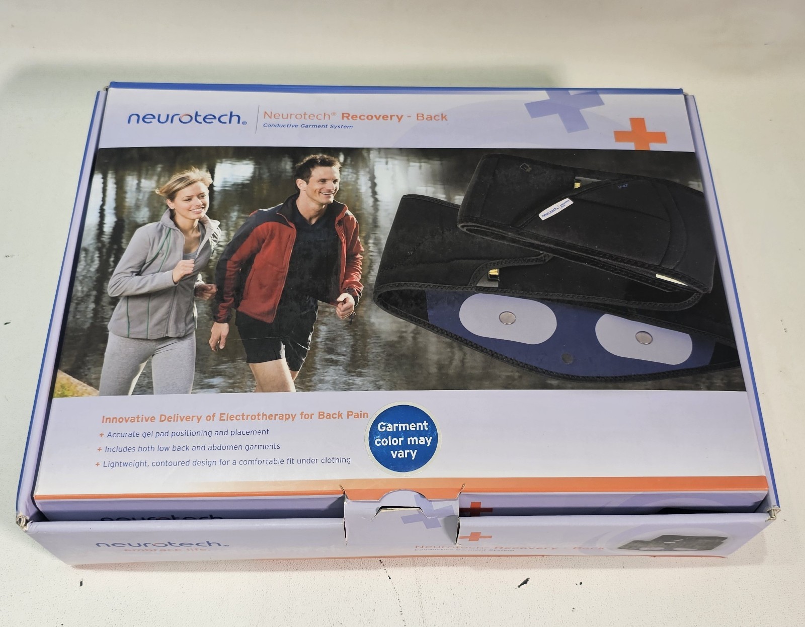 Neurotech Recovery Back Conductive Garment 1272-3302-01 M/L New Open Box