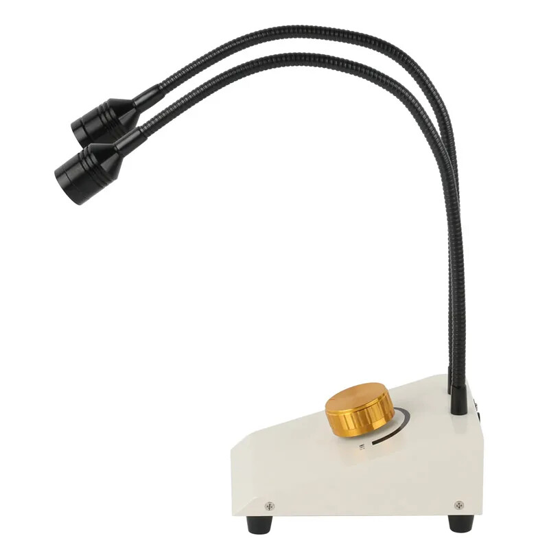 6W 110V 220V Stereo Microscope LED Light Illuminator Gooseneck Spotlight Lamp