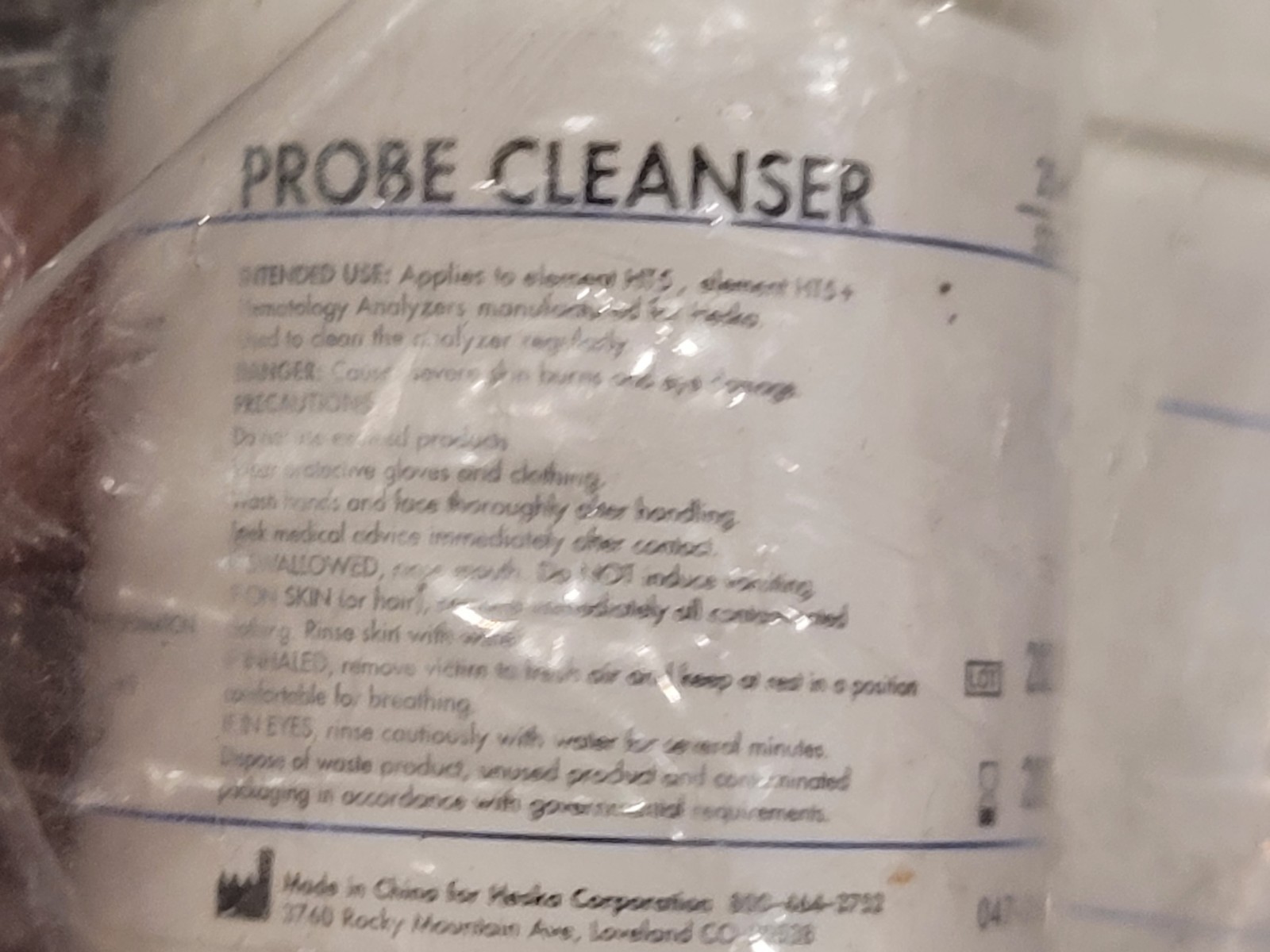 Heska Probe Cleanser 25mL Bottles CAT 5228 2 Pack EXP: 08/2026