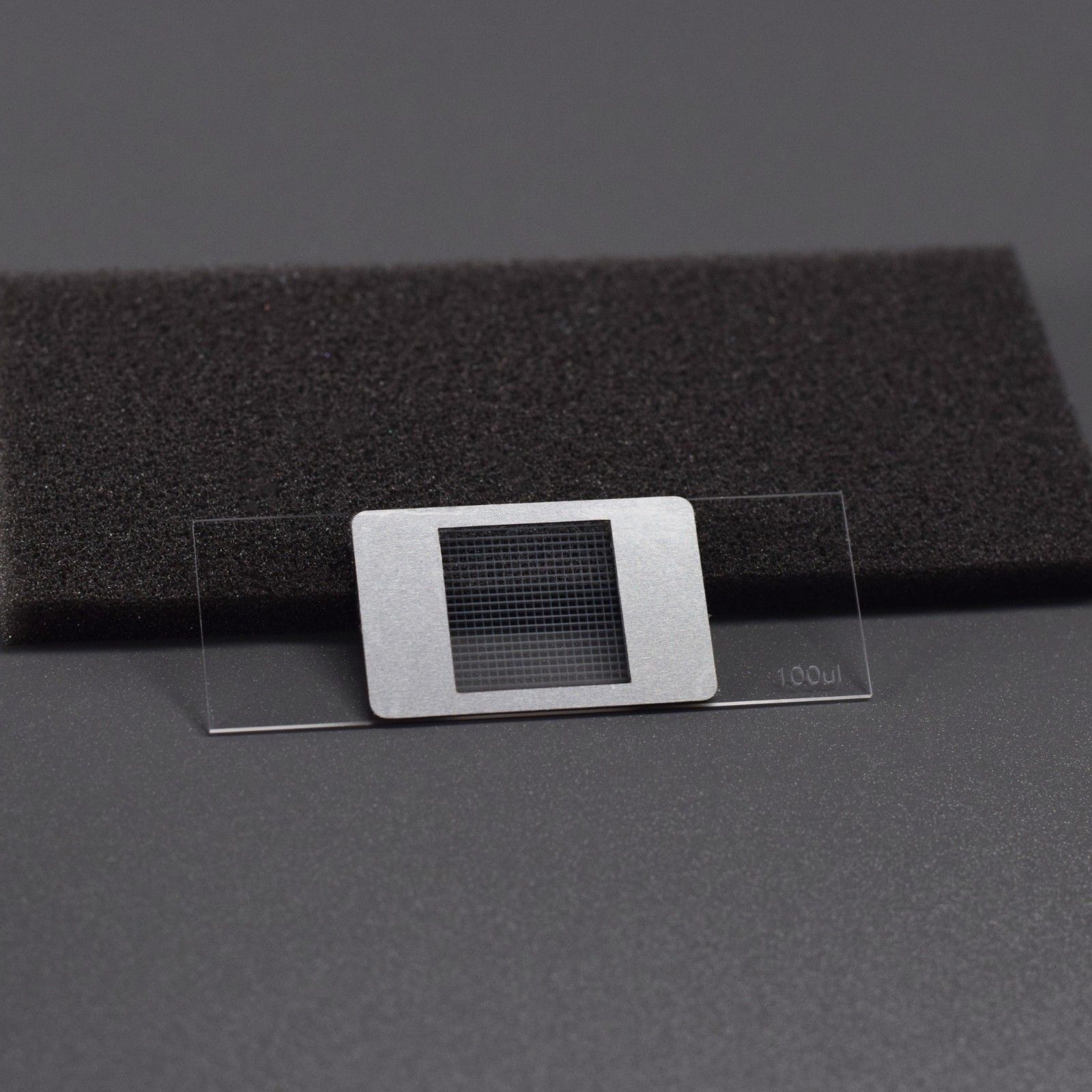Plankton Counting Glass Slide Counting Chamber Glass 76x25x1mm 0.1/1ml 1000grids