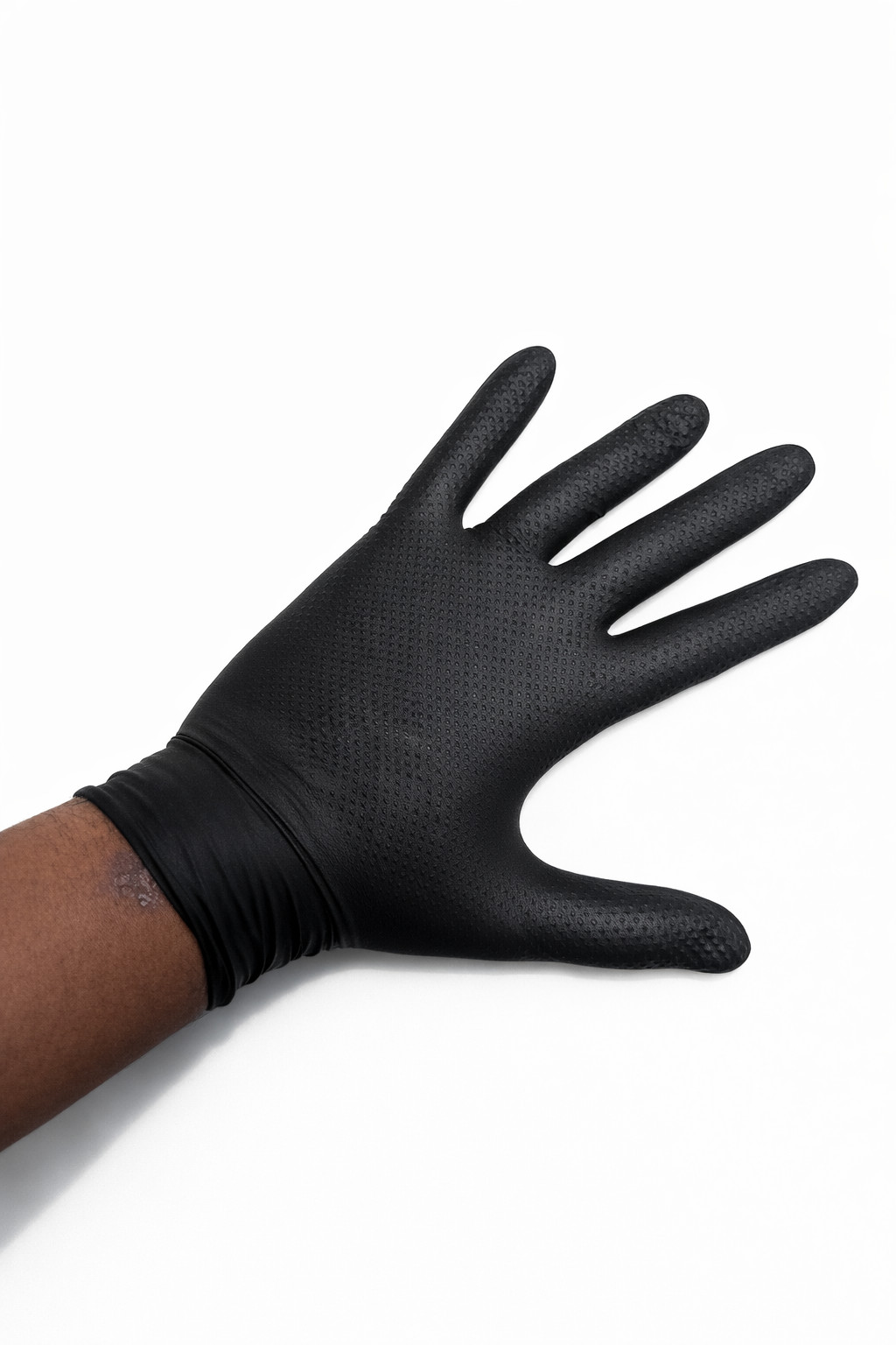 Black Nitrile Disposable Gloves Powder Free Diamond Texture 100Box 9Mil (M L XL)