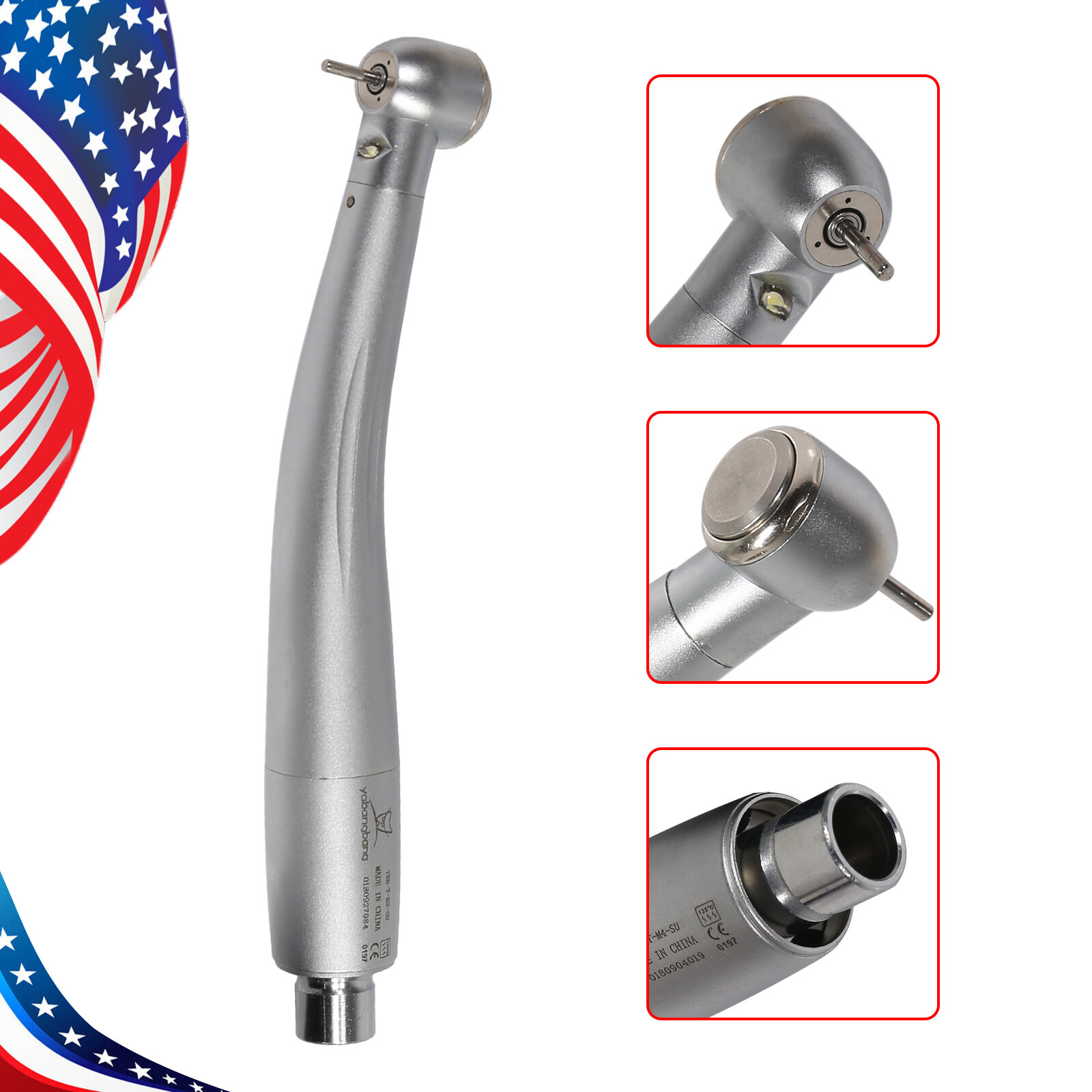Large Torque Dental High Speed Handpiece LED E-genaerator For NSK Coupler 2H/4H