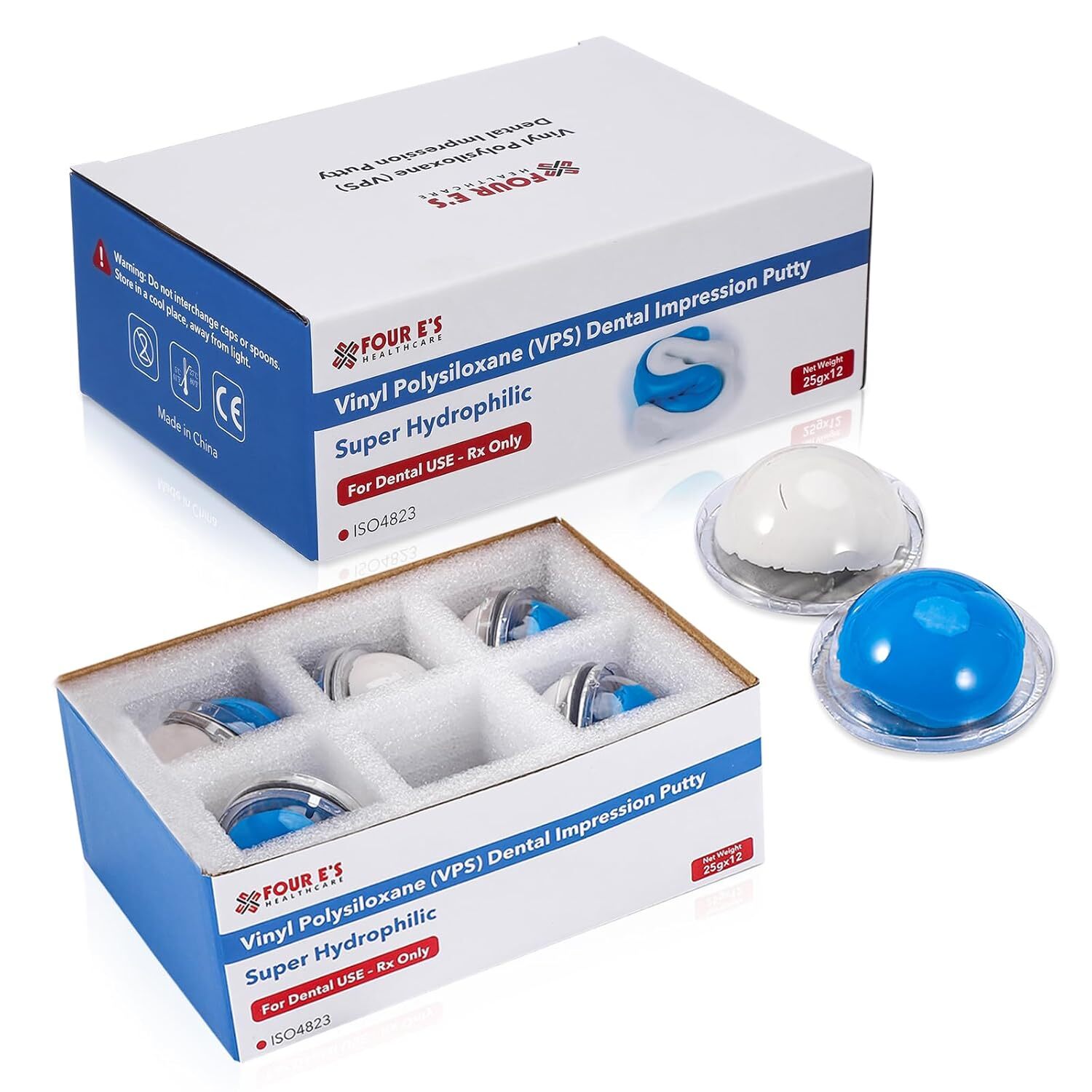 New Dental Impression Putty Fast Set 800g VPS Putty (400g Base & 400g Catalyst)