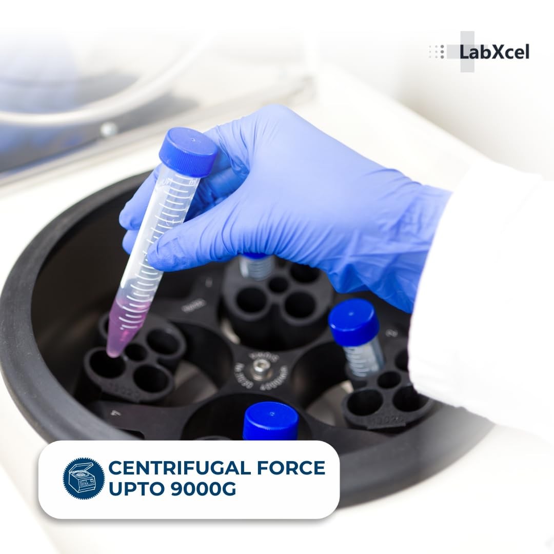 50 PCS 15ml Polypropylene Conical Centrifuge Tubes Blue Screw Cap Printed Lab