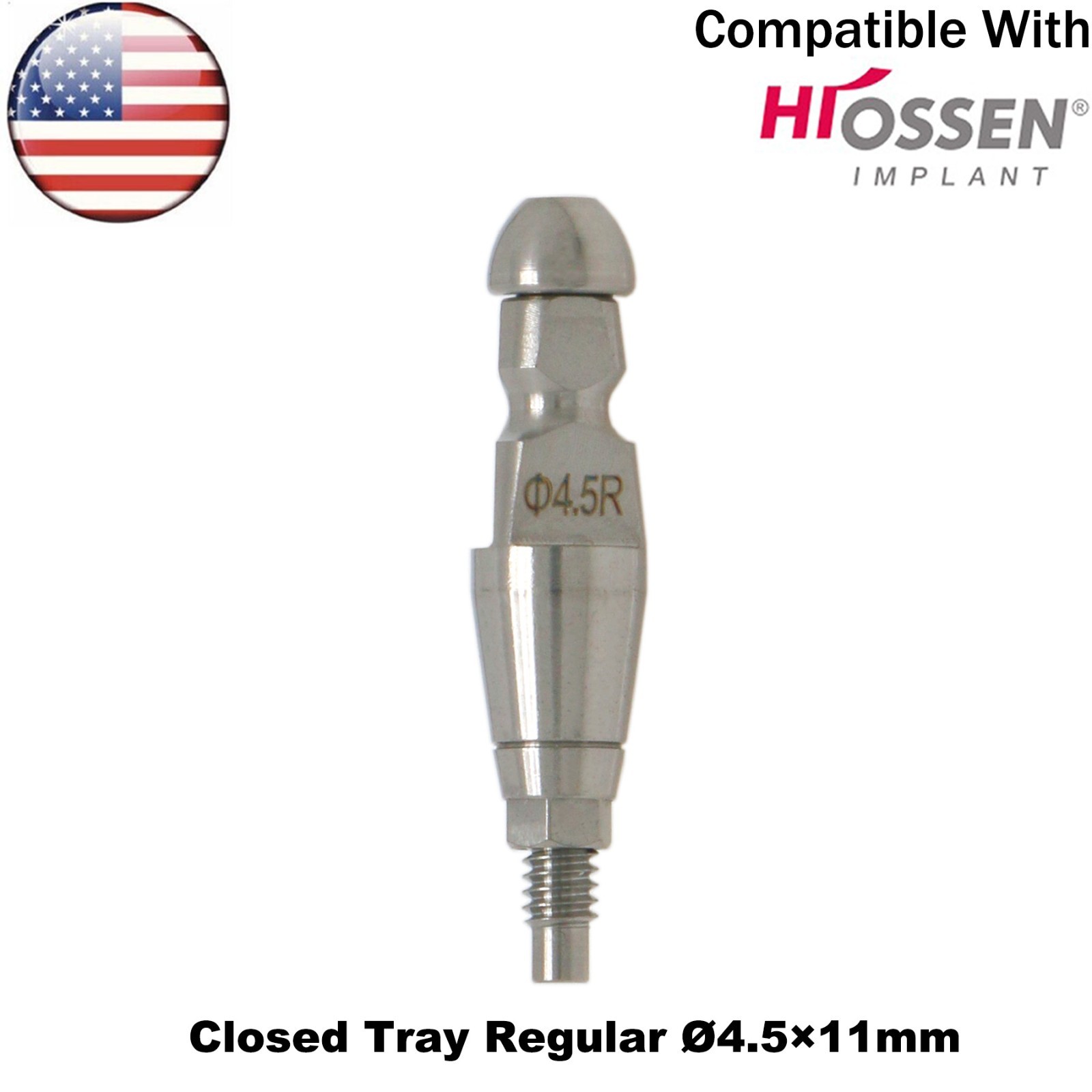 Dental Transfer Impression Coping Open Closed Tray lab Analog Fit Hiossen Osstem
