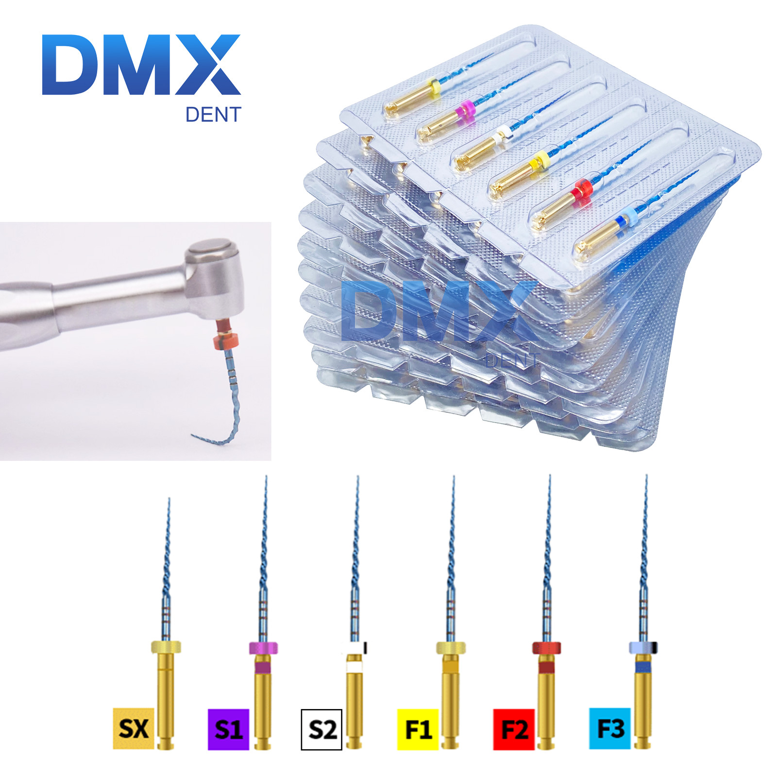Dental Endodontic Rotary File NITI Root Canal Files Endo X-Pro Taper21/25MM Disc
