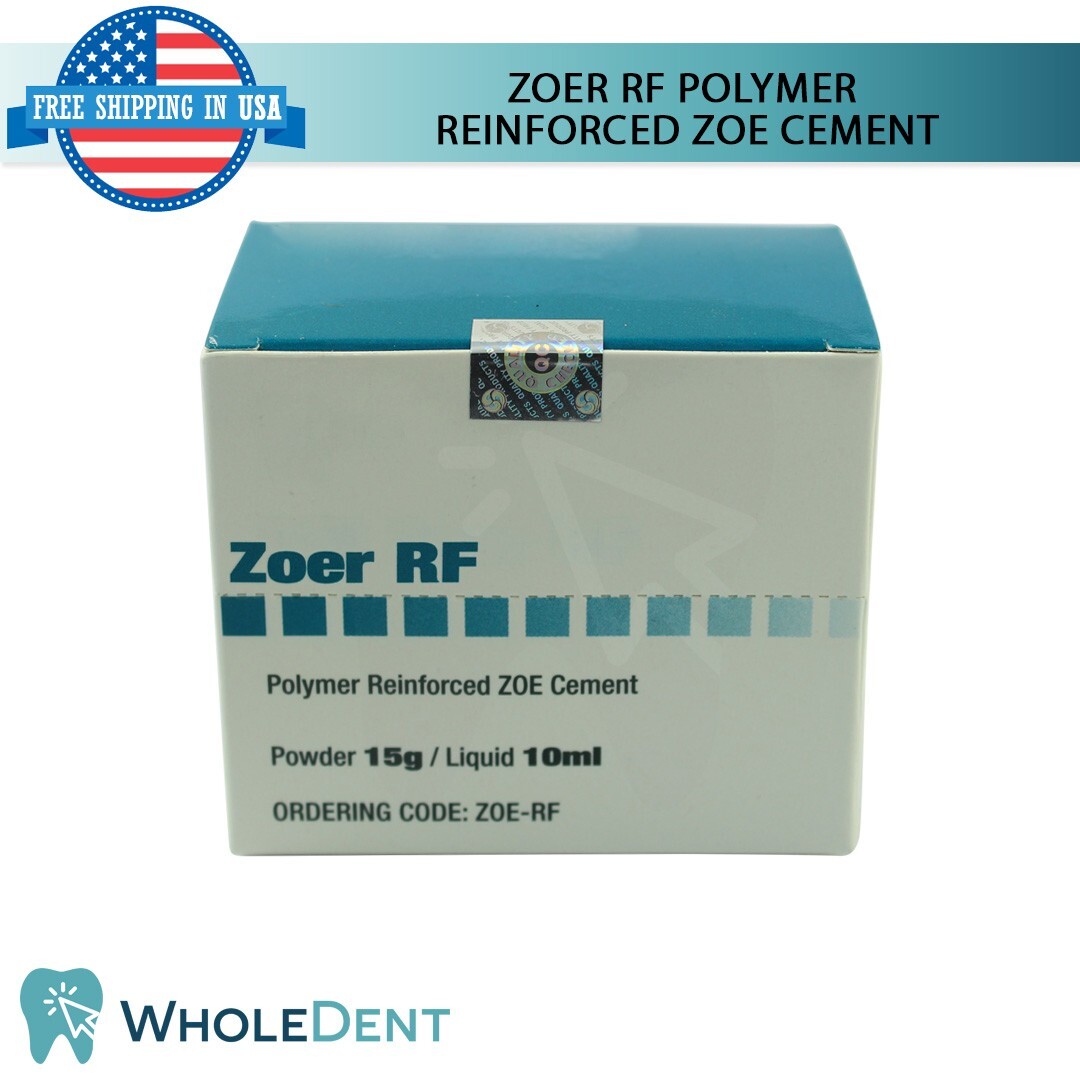 Zoer RF Polymer Reinforced ZOE Cement Restorative Material Dental Cavity Sealing