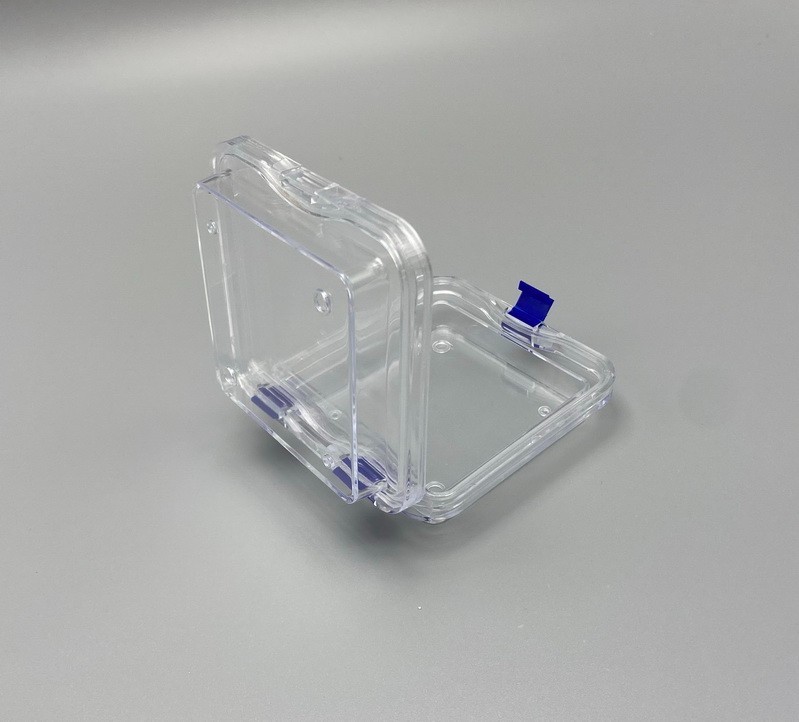Plastic Transparent Dental Box Denture Storage Box with Film Membrane for Crown