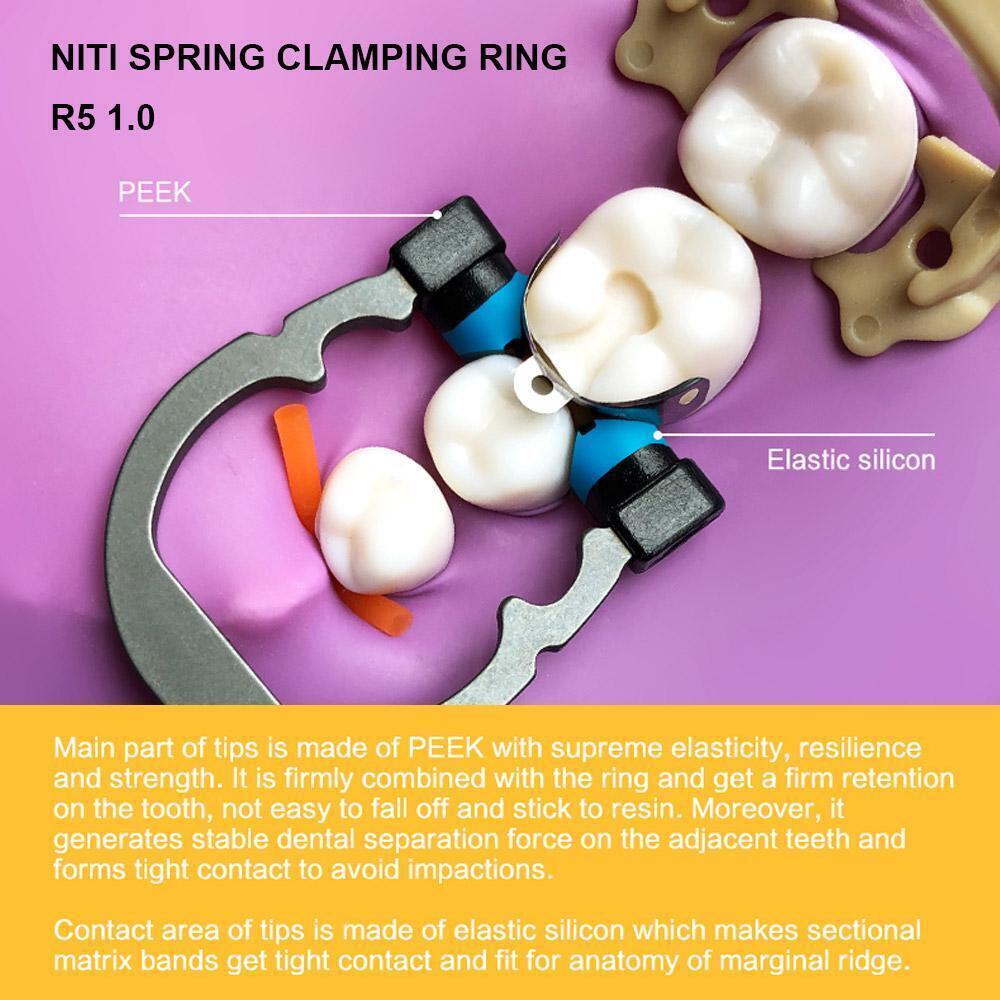 Dental Matrix Clamp Ring Matrices Clip Titanium Fit Garrison Premier Palodent