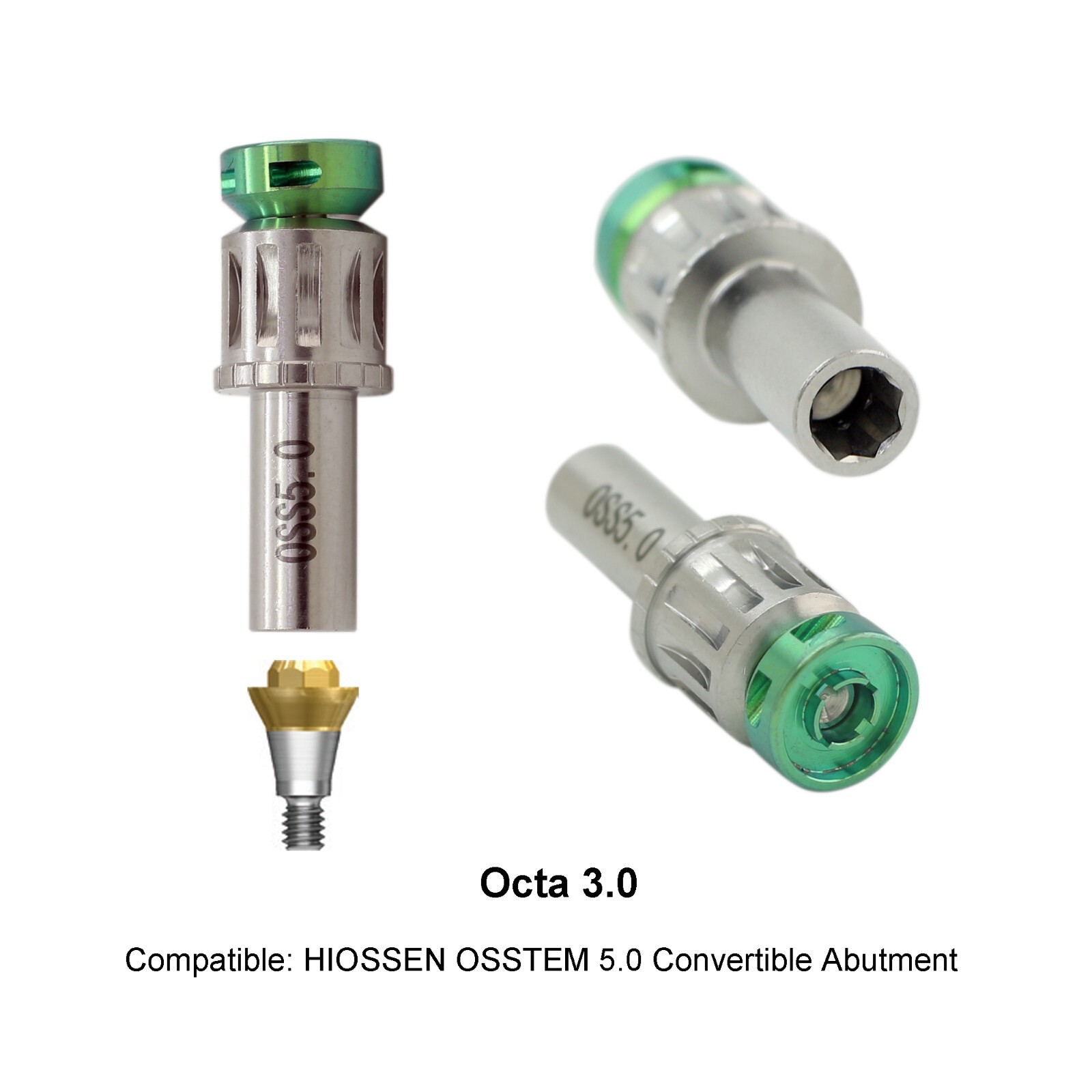 Implant Multi-Unit Locator Abutment Driver For Hiossen OSSTEM Stud Port Abutment