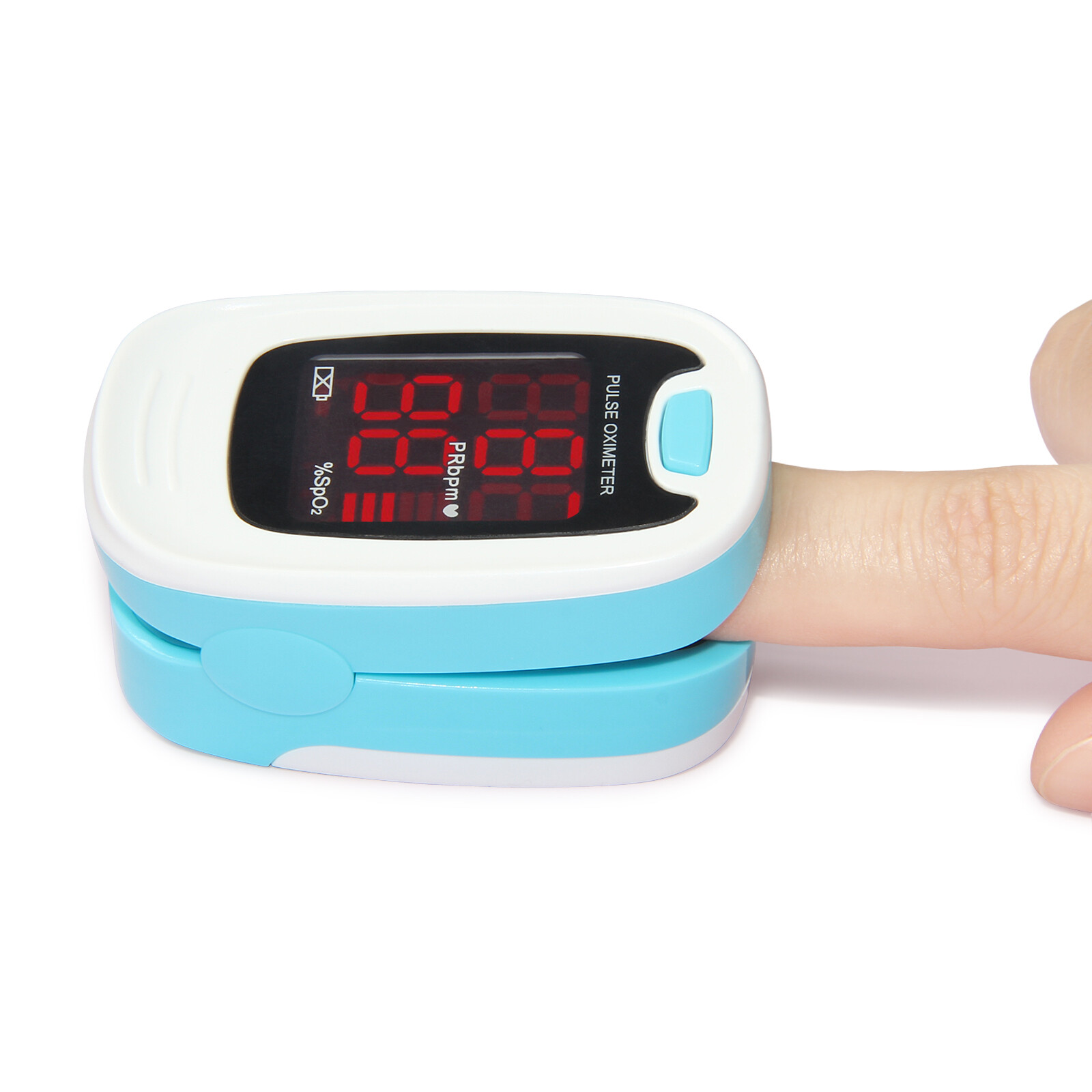Finger Pulse Oximeter Blood Oxygen Saturation SPO2 O2 Patient Monitor Heart Rate