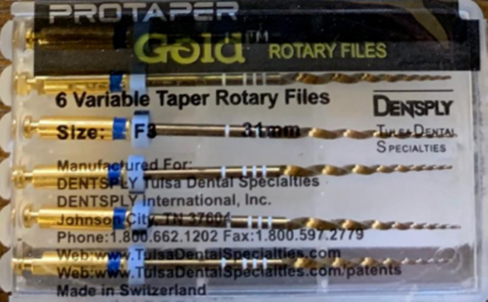 Protaper Gold Rotary Files Dentsply Tulsa Assorted Endodontics 21MM/25MM/31MM