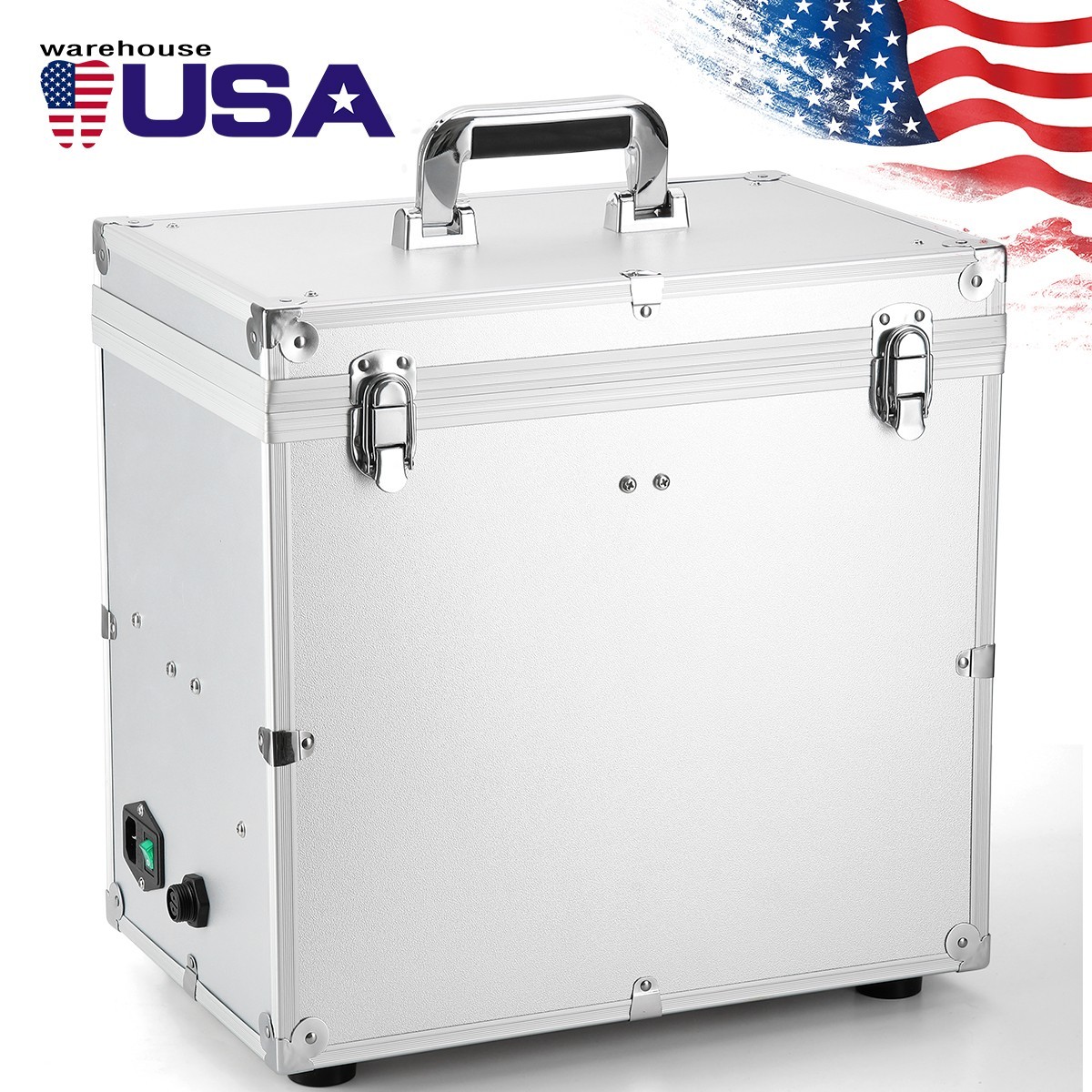 Portable Dental Delivery Unit Air Compressor Suction Mobile Treatment Box 4 Hole