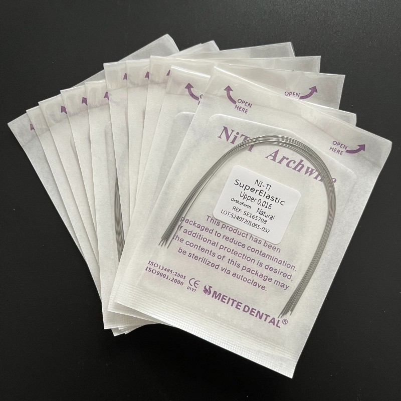 200 Packs Arcos de Dental Ortodoncia Redondos Niti Arco de Alambre Su Arch Wire
