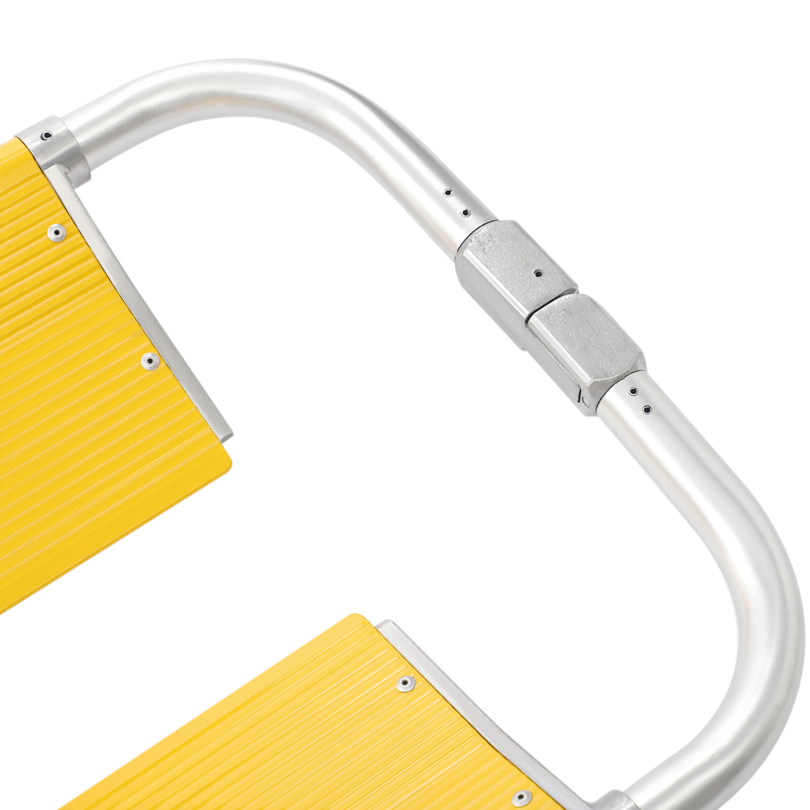 Rectangular Yellow Foldable Stretcher, Portable Stretcher with Adjustable Length