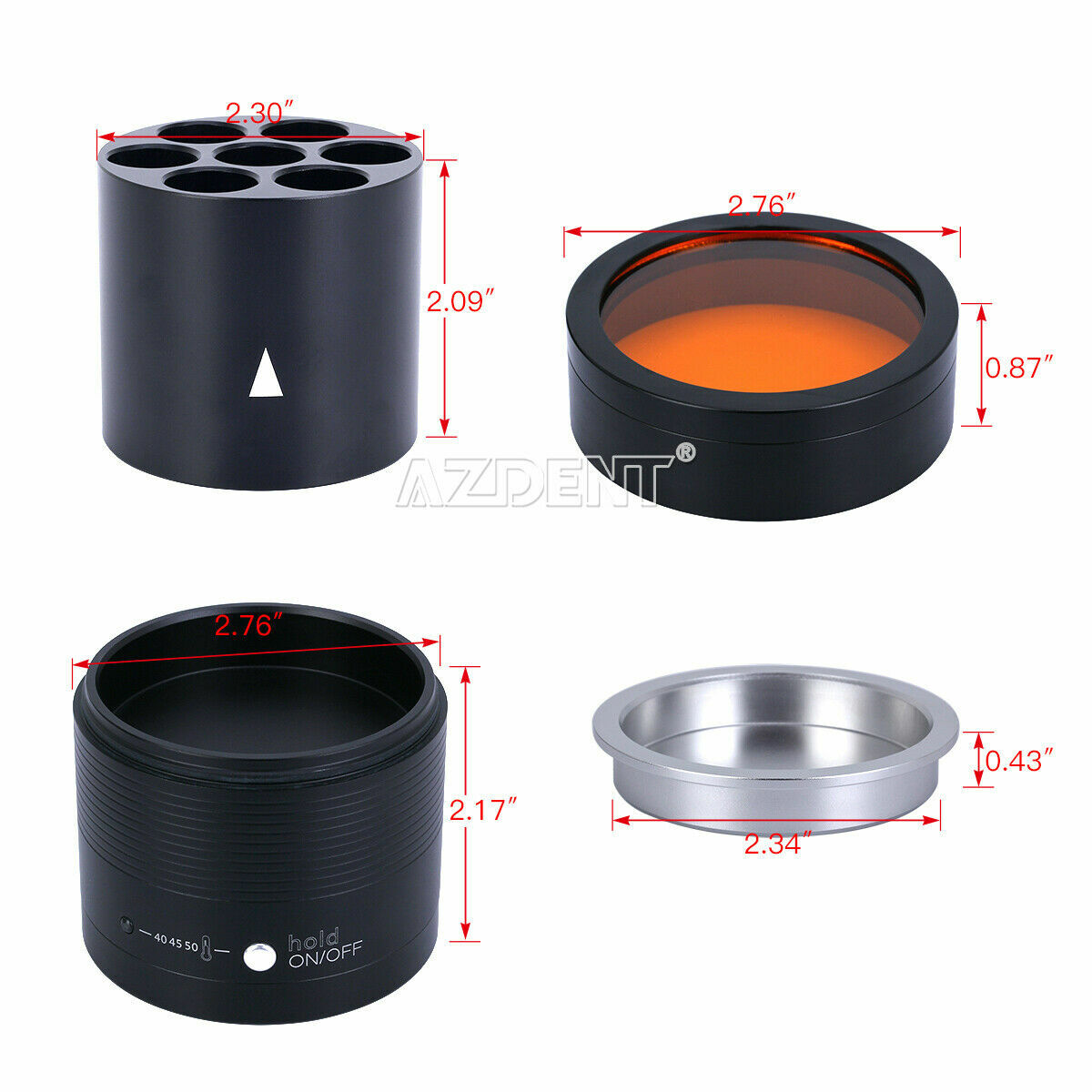 Dental Composite Resin Heater Material Soften Warmer Heating 40/45/50℃ 100-240V