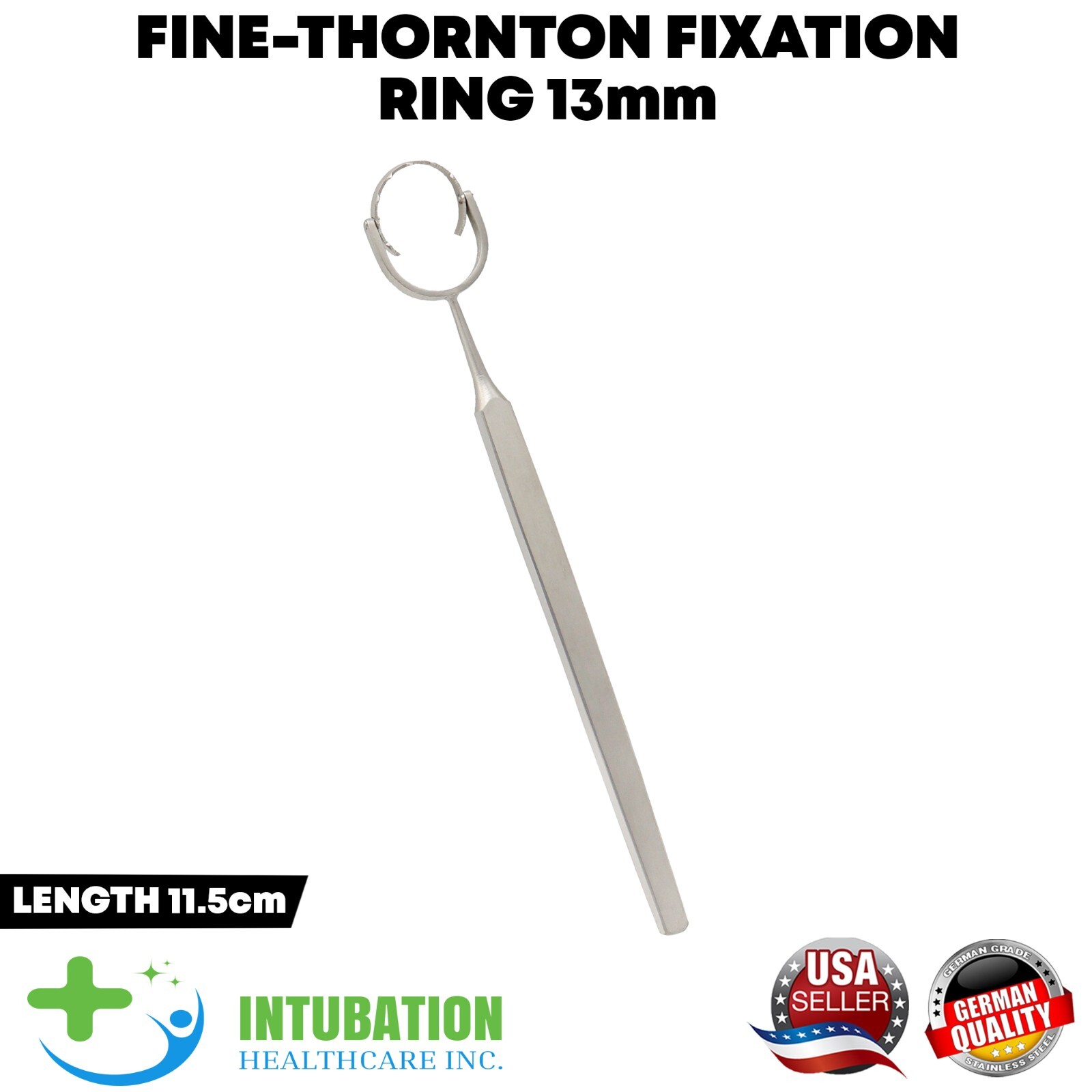 Fine Thornton Fixation Ring 13mm 8 Point Premium Ophthalmic Surgical Instruments