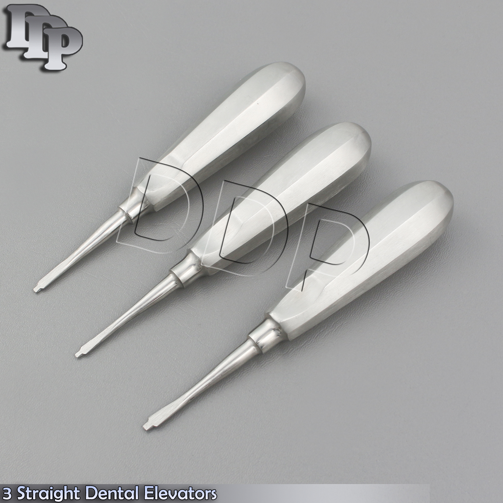 3 STRAIGHT PERIOTOME DENTAL ATRAUMATIC EXTRACTING ELEVATORS 3MM 4MM 5MM