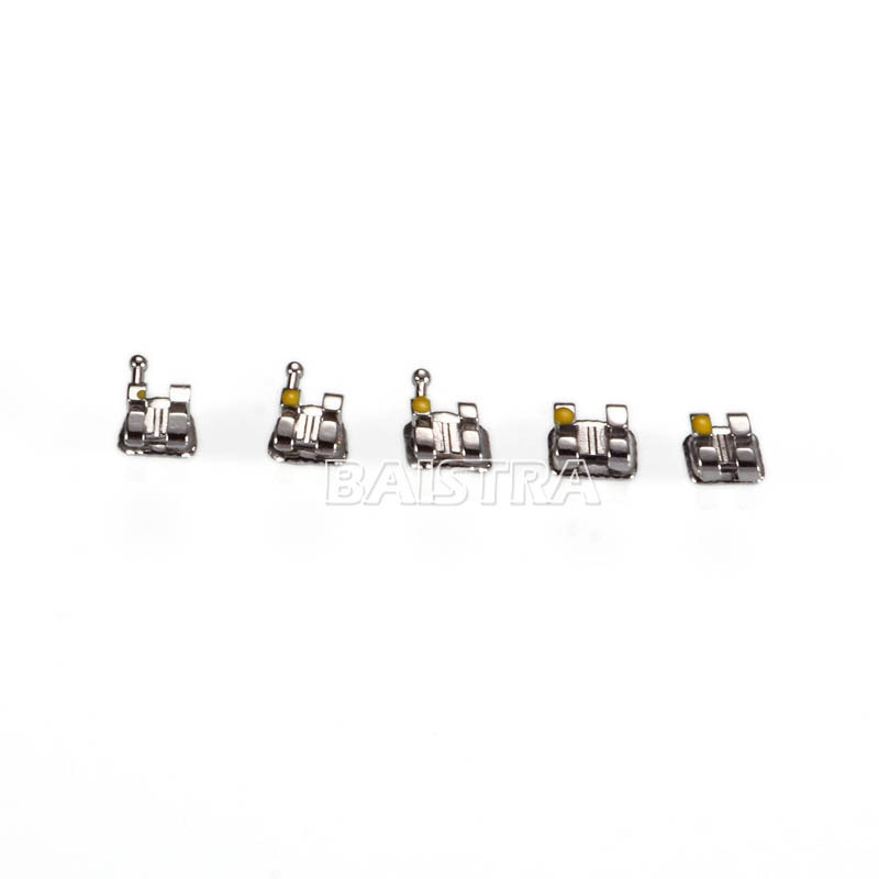 Dental Orthodontic Metal Bracket Braces Mini Standard Roth MBT 018 022 Hooks 345