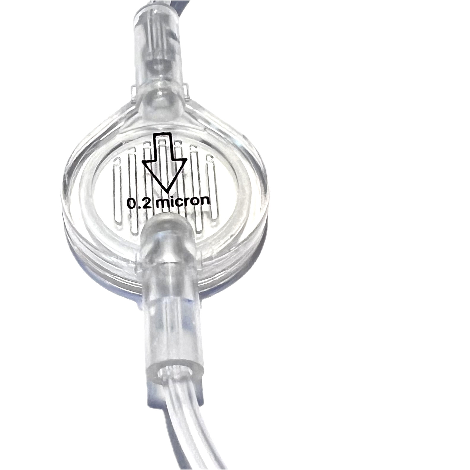 Adapter for Oridion Microstream CO2 with Micron Water Filter to Female Luer 6 in
