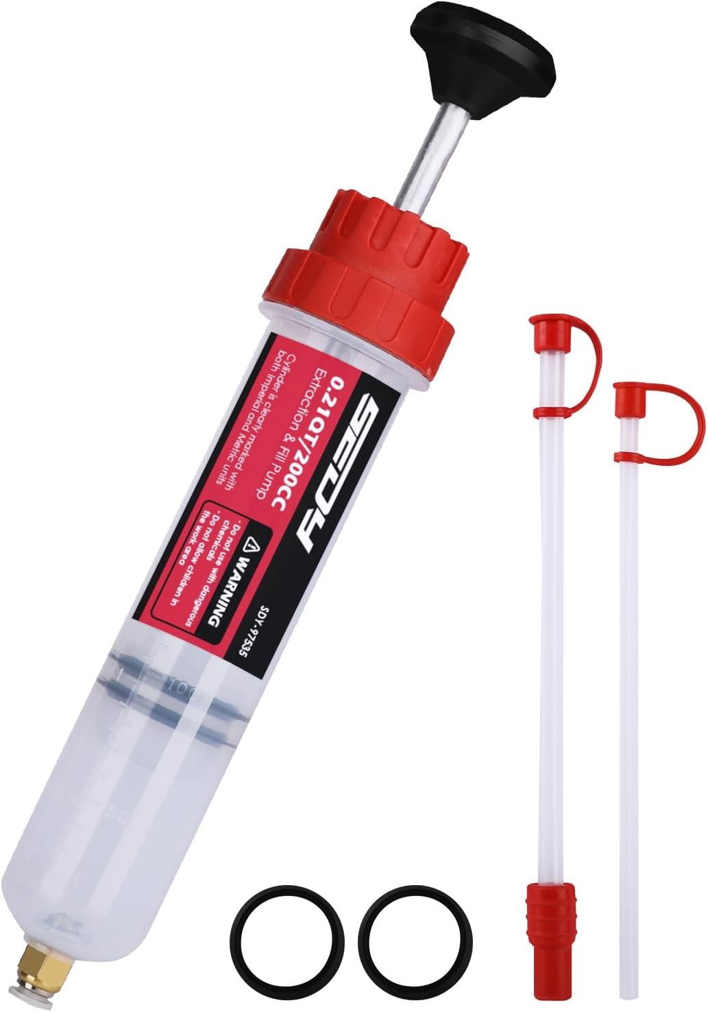 SEDY Fluid Extractor – 200cc Multi-Purpose Syringe, Oil Suction Pump, Manual Ext