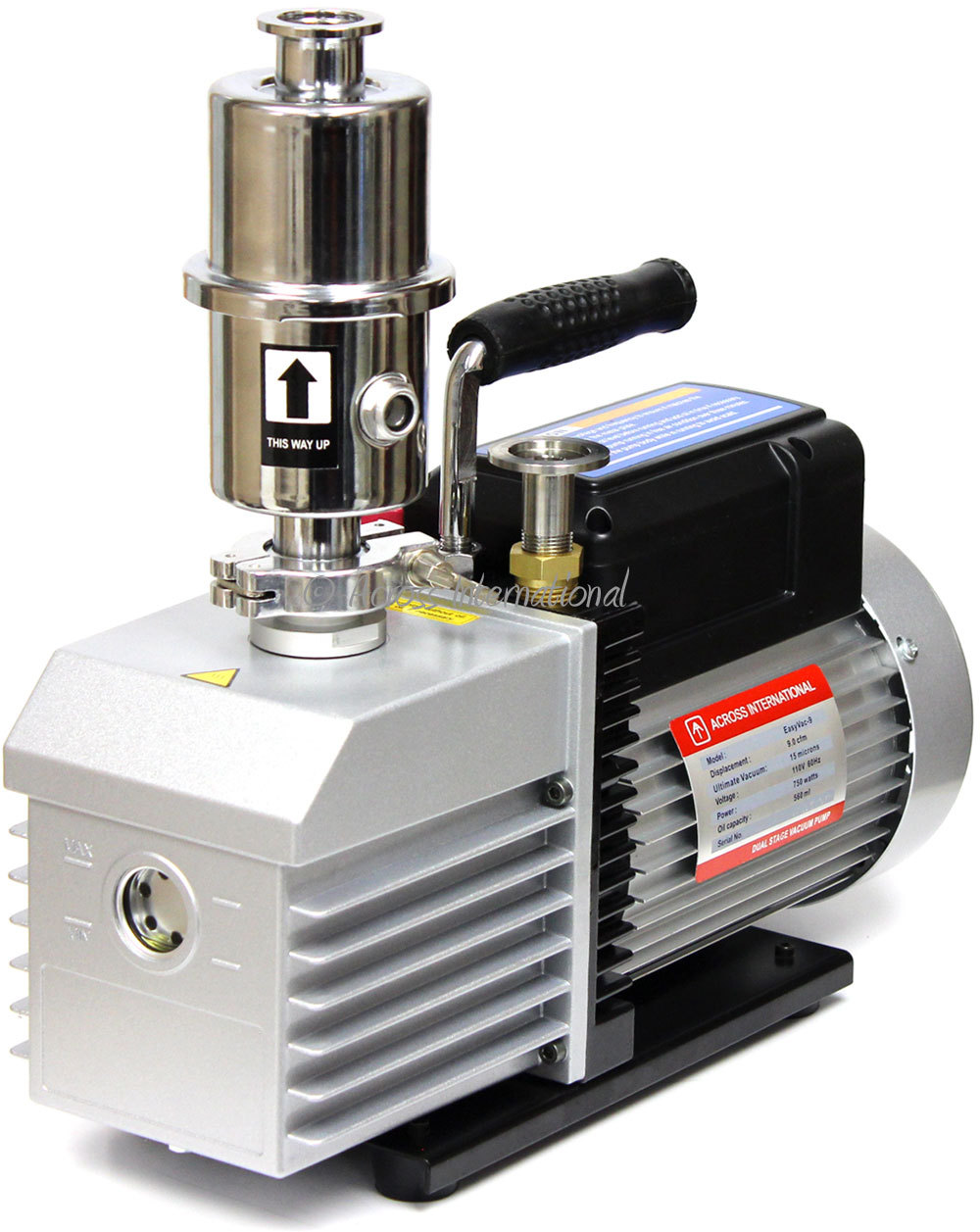 Ai EasyVac 9 cfm 2-Stage Vacuum Pump w/ Filter & Fittings Vacuum Oven 110V/220V